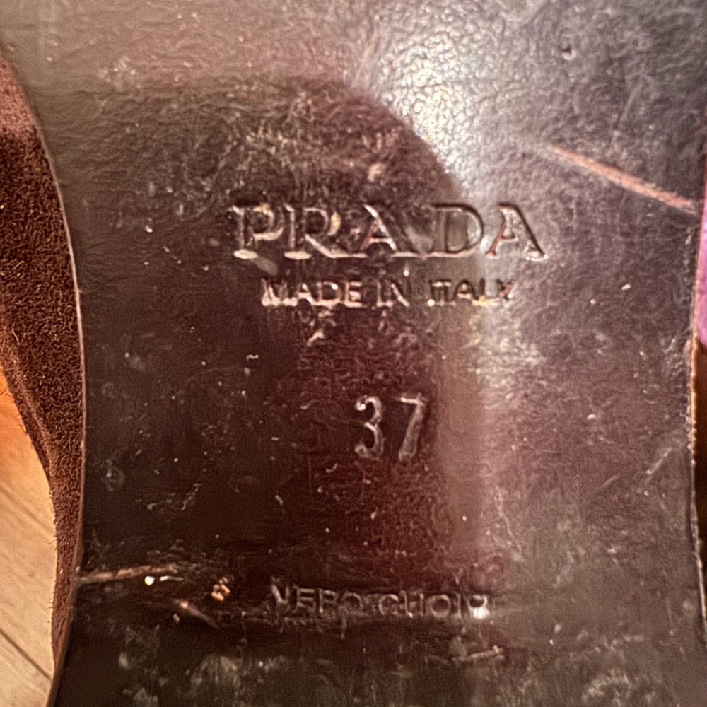 Prada Suede Riding Boots - Picture 3 of 8